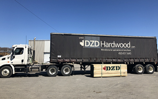 DZD-Hardwood: Container Truck Loading